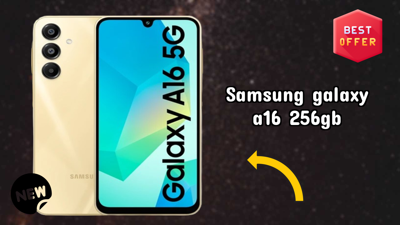 Samsung Galaxy A16 256GB Display Technology: 6.7 Inches (17.02 Cm) Screen